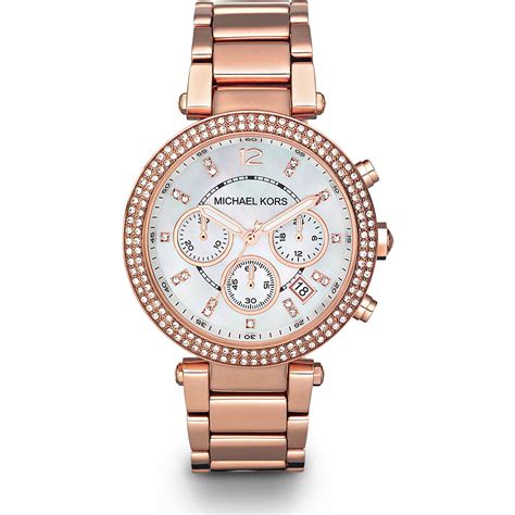 michael kors watch mk5491|michael kors parker chronograph rose gold.